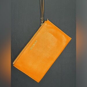 Michael Kors Vibrant Orange Wristlet
